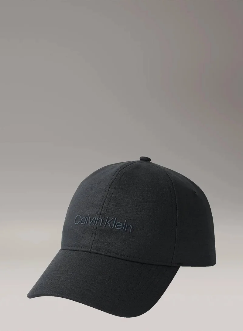 Linen Logo Cap