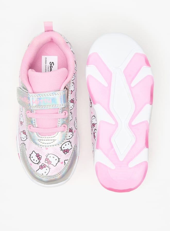 Hello Kitty أحذية رياضية مطبوعة بإغلاق خطاف وحلقة - Image 4
