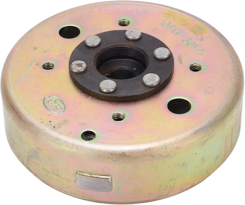 Engine Stator Flywheel Steel Alloy for GY6 50 60 80CC, Scooter Flywheel Rotor, High Strength Roller Flywheel Magneto with Easy Installation, Durable Construction for Go - Image 5