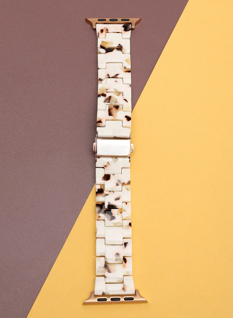 صوص هاوت سوار ساعة آبل أكريليك بنقوش للنساء  مم