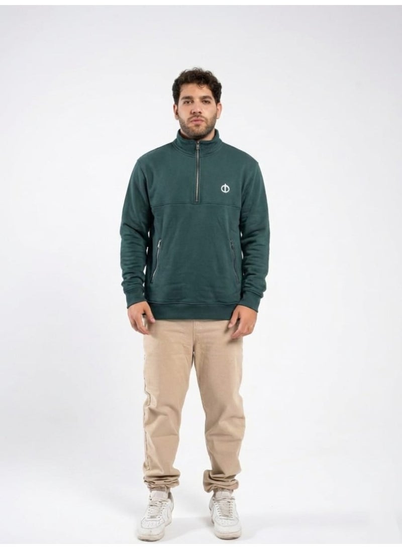 CLD Men Sweatshirt quarter ZIPPER - Image 2