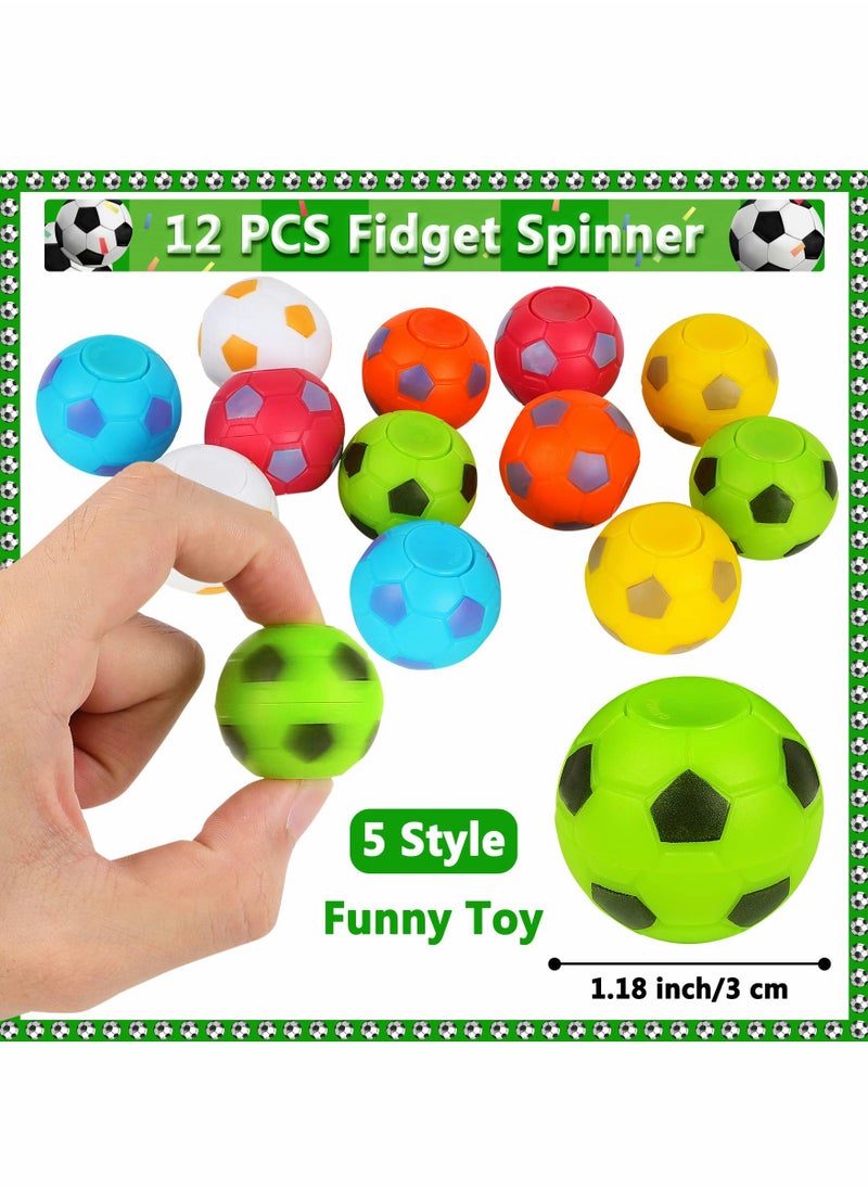 Generic Soccer Party Favors Set 80 PCS Soccer Toys Whistle Fidget Spinner Silicone Bracelet Tattoo Stickers Eraser Keychains for Soccer Theme Birthday Party Goodie Bags Fillers Sports Party Supplies  - Image 2