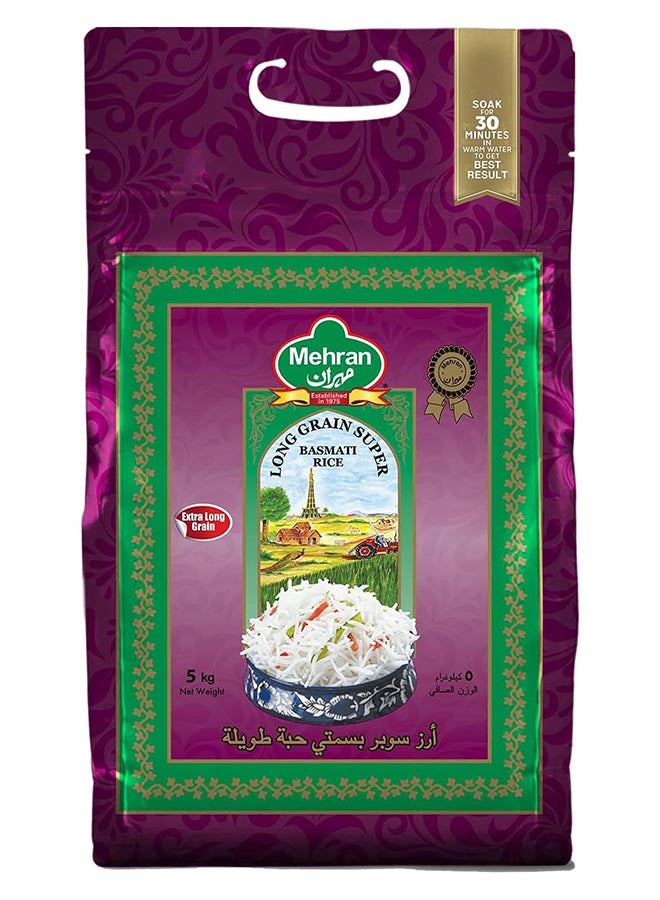Mehran Basmati Extra Long Grain Super Rice 5Kg