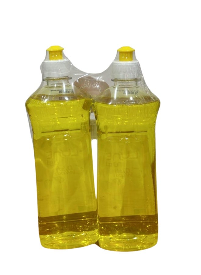 Lune. LUNE Lemon Dish Wash Liquid Combo Pack 500ml x 2 | Powerful Grease Cleaner - Image 2