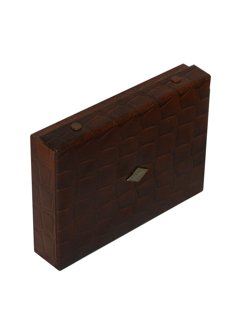 LAVERI LEATHER Laveri Jewellery Box Ring Necklace Earring Bracelet Storage Box Leather Multifunction Jewelry Organizer Box - Image 3