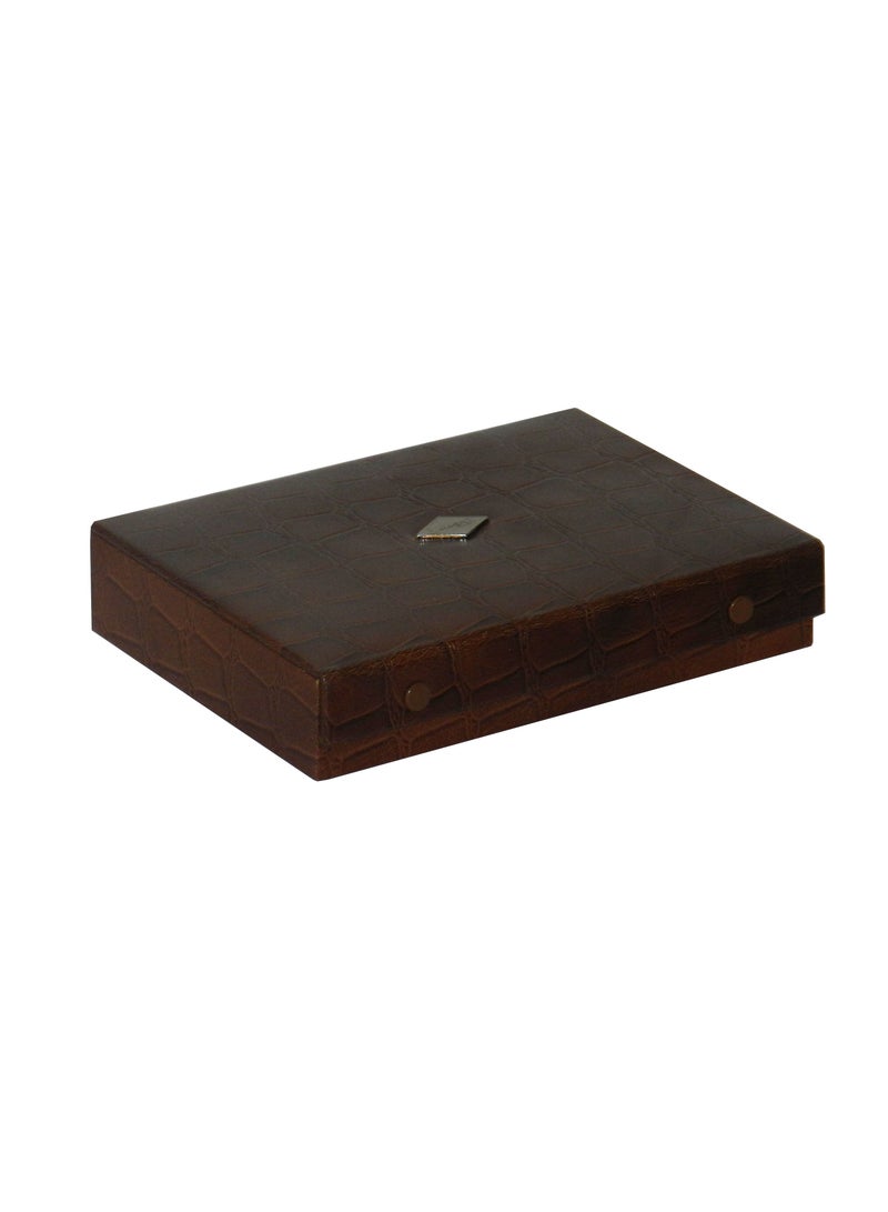 LAVERI LEATHER Laveri Jewellery Box Ring Necklace Earring Bracelet Storage Box Leather Multifunction Jewelry Organizer Box - Image 2