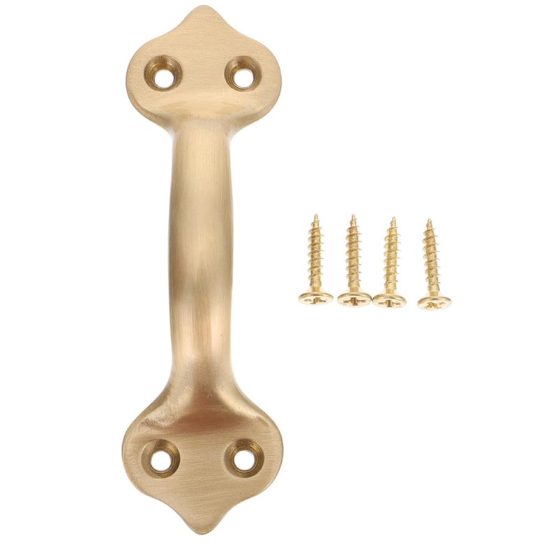 Modern Brass Cabinet Handles 125mm Matte Brushed Pulls For Wardrobe Drawer Cupboard - Image 2