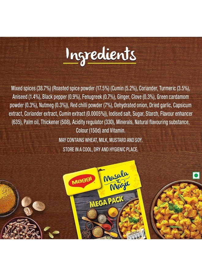 Maggi Maggi 72 Sachet Masala A Magic The First Ever Fortified Taste Enhancer Taste Of Indian Food Seasonings 6G X 72 = 432 Grams (Pack Of 72 Sachets) - Image 1