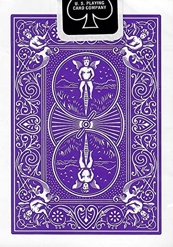 Bicycle Purple Rider Back Playing Card Deck Poker Size - Image 2