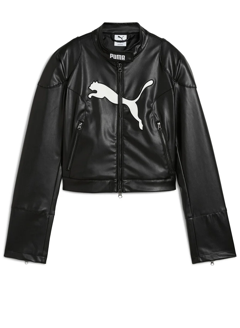 PUMA Future Archive Pleather Racer Jacket