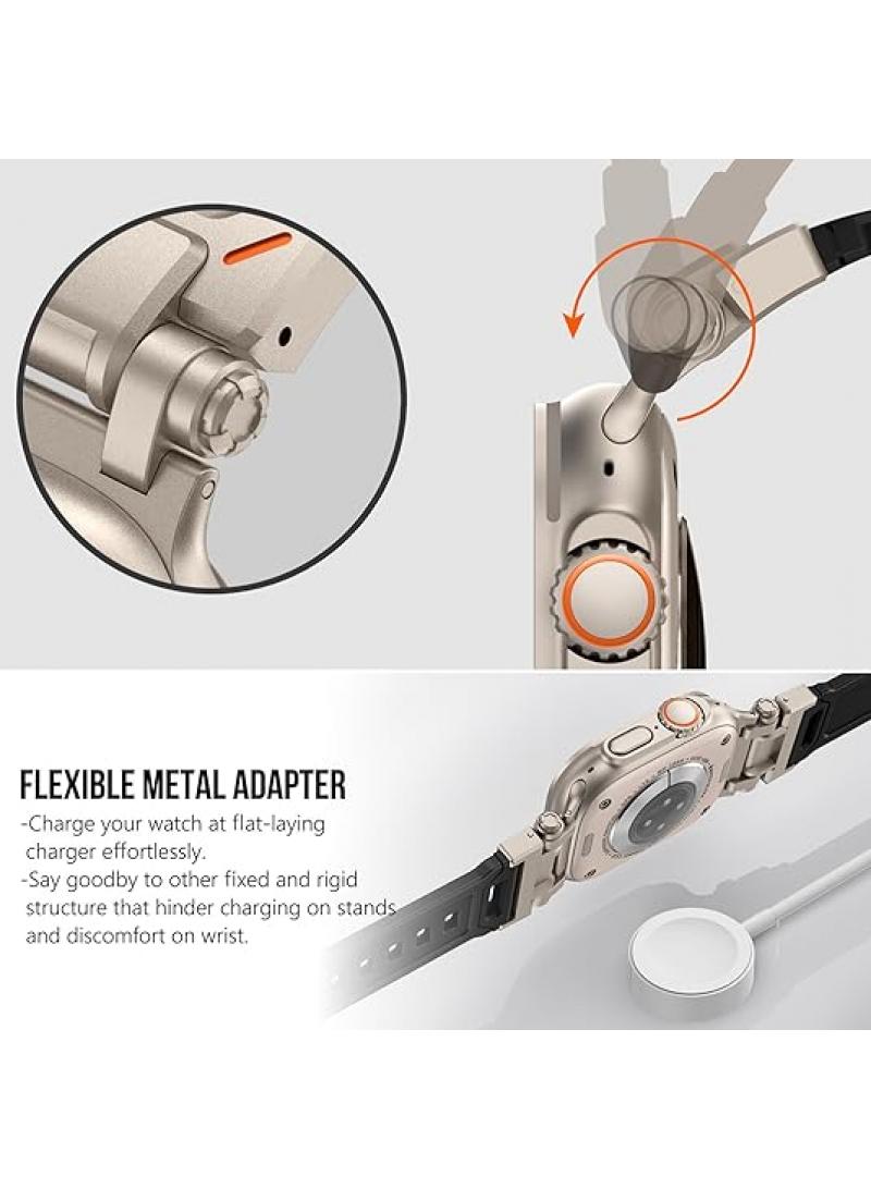 Y&D For Apple watch123456789 Generation 42/44/45/49MM Metal Connection Strap - Image 4