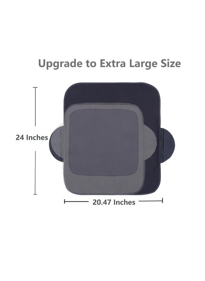 Womumon - WOMUMON Extra Large Booster Chair Cover, Dining Chair Seat Protector Cover for Booster Seat, Non-Slip Backing, Waterproof, Oil-Proof and Stain-Proof, Easy to Wipe Clean - Image 1