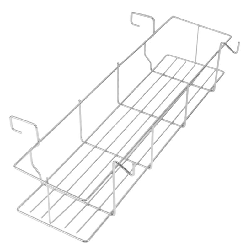 Stainless Steel BBQ Grill Hanging Storage Basket Camping Kitchen Organizer - Image 2