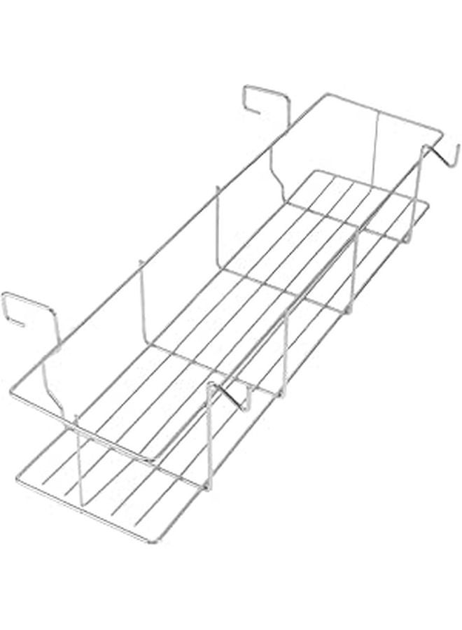 Stainless Steel BBQ Grill Hanging Storage Basket Camping Kitchen Organizer - Image 1