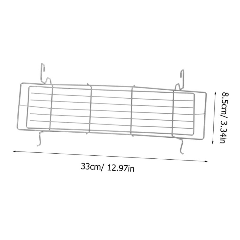 Stainless Steel BBQ Grill Hanging Storage Basket Camping Kitchen Organizer - Image 3