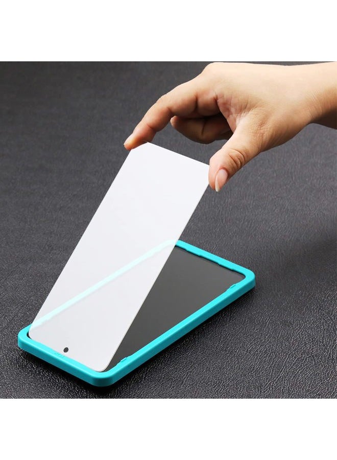 Ibywind [Pack of 2] Samsung Galaxy A53 5G Screen protector (6.5 Inch) with Camer lens protector and Back Carbon Fiber Film,Bubble-Free,9H Tempered Glass,Scratchproof,Easy to install - Image 3