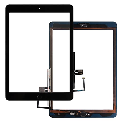 ARSSLY Digitizer for iPad 6 6th Gen 2018 9.7 A1954 A1893 Touchscreen for ipad6 6 th Touch Screen Replacement with Repair Tool &Tempered Glass Film (Black, with Home Button) - Image 3