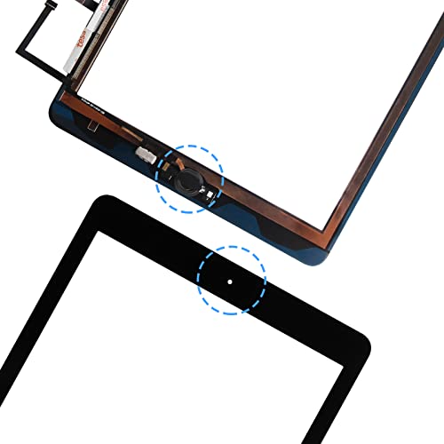 ARSSLY Digitizer for iPad 6 6th Gen 2018 9.7 A1954 A1893 Touchscreen for ipad6 6 th Touch Screen Replacement with Repair Tool &Tempered Glass Film (Black, with Home Button) - Image 4