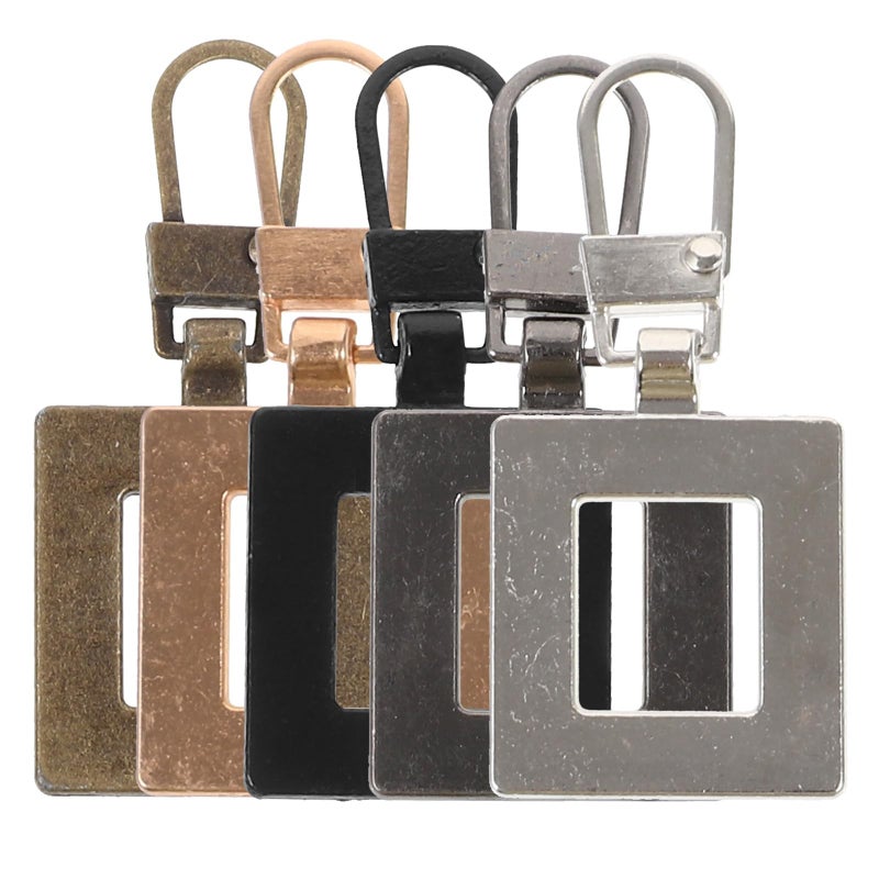 5 Color Detachable Zipper Pulls Replacement Tabs Set for Jackets Bags Shoes and Clothing Repair Kit - Image 2