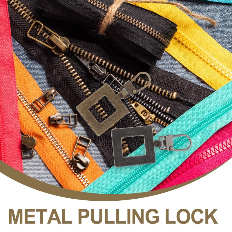 5 Color Detachable Zipper Pulls Replacement Tabs Set for Jackets Bags Shoes and Clothing Repair Kit - Image 4