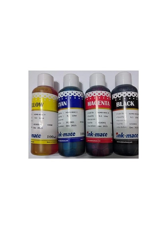 Ink Mate 4-color refill ink for printer cartridge