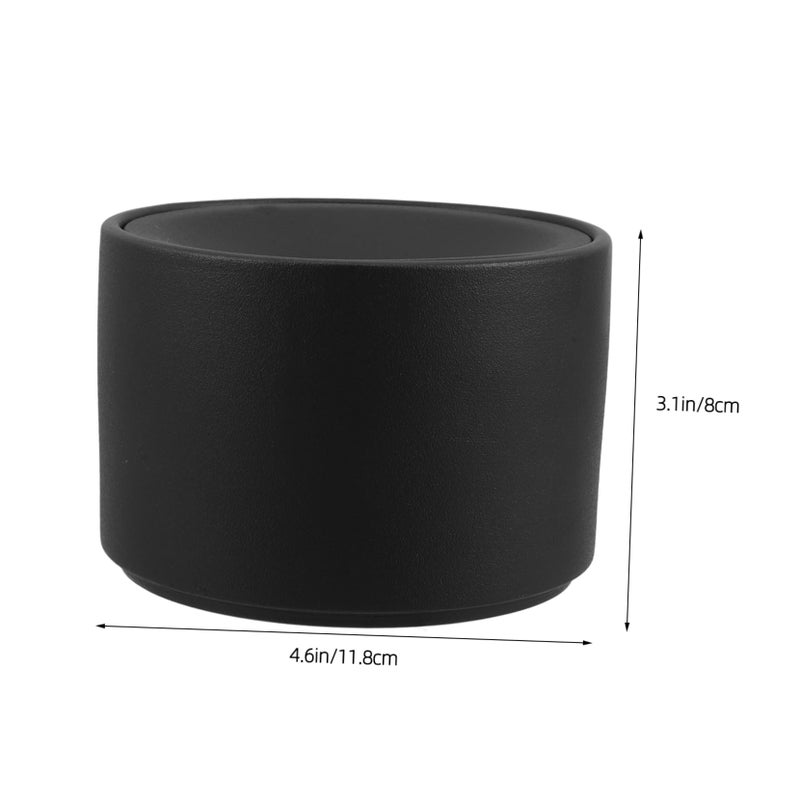 Ceramic Ashtray with Lid High Capacity Windproof Design for Home Office Outdoor Use - Image 3