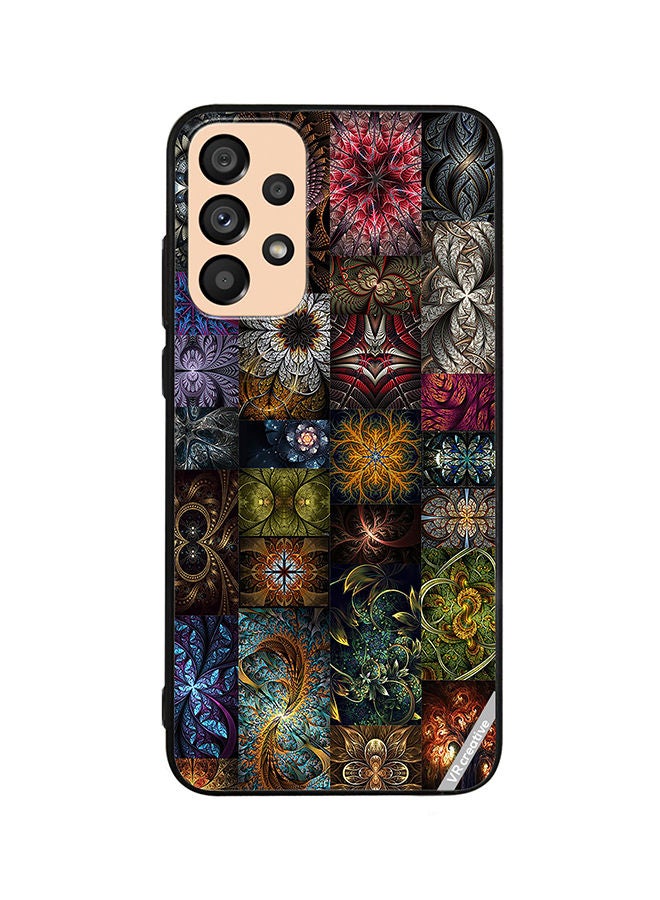 VR CREATIVE Protective Case Cover For Samsung Galaxy A73 5G 30 Mind Blowing Pieces Of Algorithmic Fractal Art Design Multicolour - Image 1