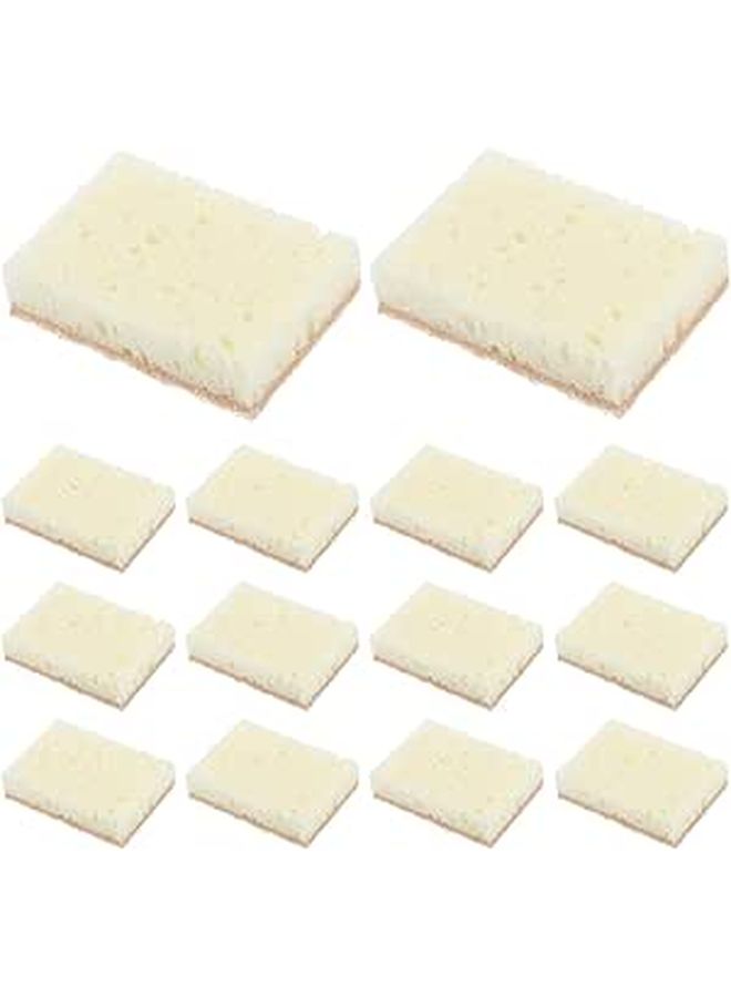 24 Pcs High Foam Kitchen Cleaning Sponges Dual Sided Heavy Duty Non Scratch Scrubbers Rectangular Sponge For Household Dishes - Image 1