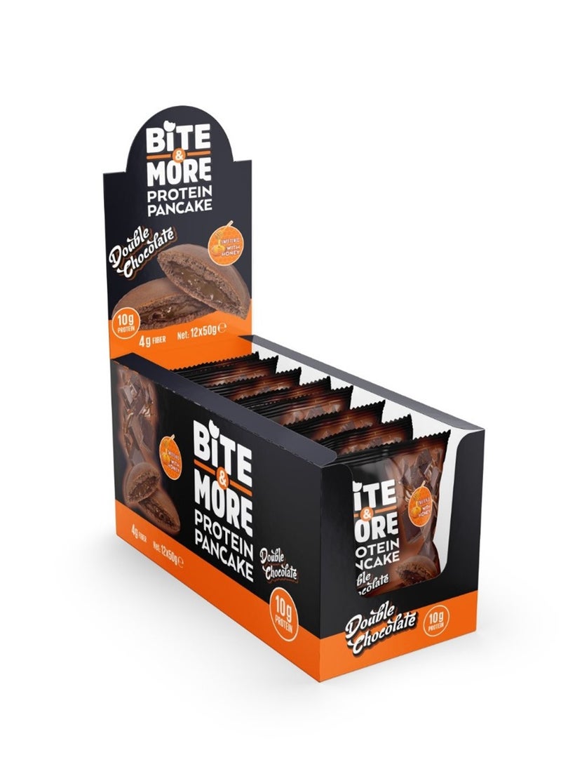 Bite & More Bite & More Protein Pancake Double chocolate Flavour 12X 50g 600g 