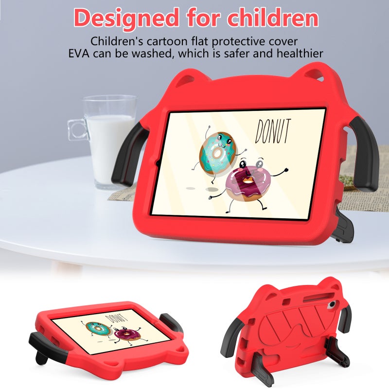 For Sumsung Galaxy Tab A 8.4 2020 T307/T307U Ice Eva Shockproof Hard Pc Tablet Case(Red+Black) - Image 3