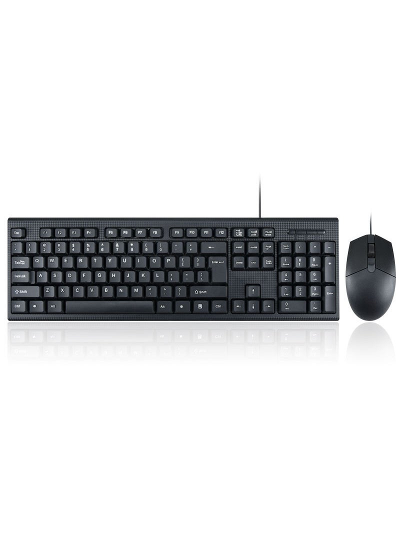 Wired Usb Computer Mouse Keyboard Suit For Office Gaming Home Use Accessories Black - pzsku/Z714B303718F80FDAE8B1Z/45/_/1741690827/f2a004bf-4c0a-4b1b-aaac-7e0b7a024783