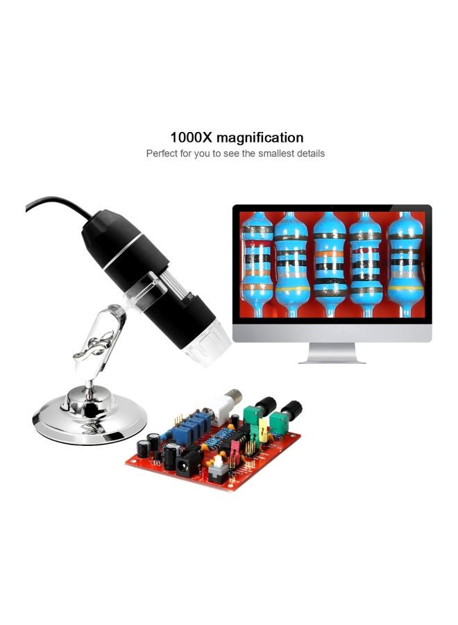 USB Digital Microscope With Stand - Image 3