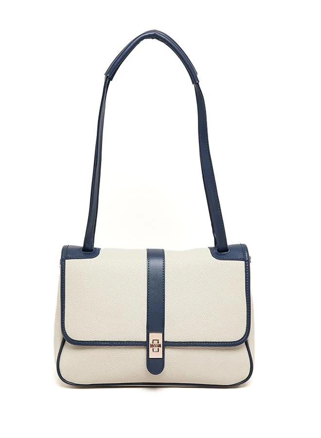 Anne Klein Contrast Detail PU Top Handle Bag