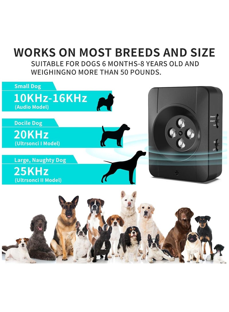 Furtey Anti Barking Device Ultrasonic Stop Dogs Barking Pet Gentle Anti Barking Device Dogs Training Easy to Use Automatic Ultrasonic Dog Mini Barking Control Devices for almost Dogs (Black) - Image 5