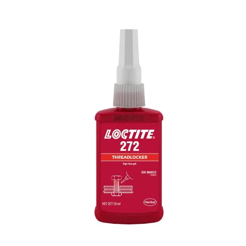 Loctite لوكتيت 88442 أحمر 272 قفل خيوط عالي الحرارة/القوة، زجاجة 50 مل - Image 1