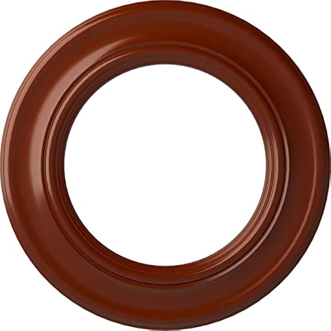 (FIREBRICK) - 50CM OD X 33CM ID X 2.5CM P HOLMDEL CEILING MEDALLION (FITS CANOPIES UP TO 33CM ), HAND-PAINTED FIREBRICK - Image 1