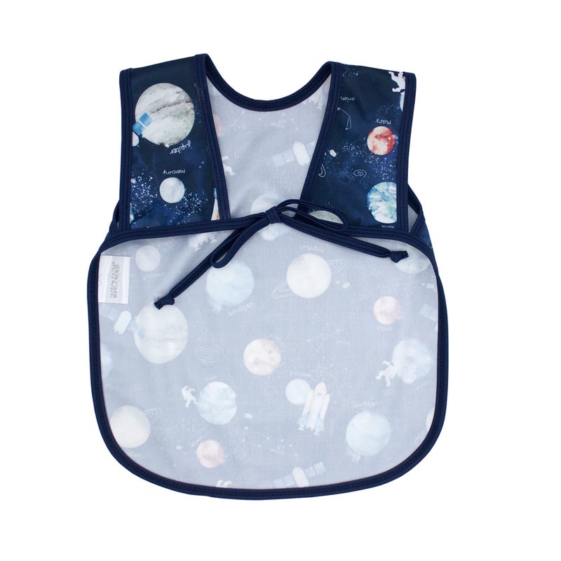 BapronBaby Outer Space Bapron - No Neck Tie Safer Bib for Baby & Toddler - Soft Waterproof Stain Resistant - Machine Washable - Sz Baby/Toddler 6m-3T - Image 3