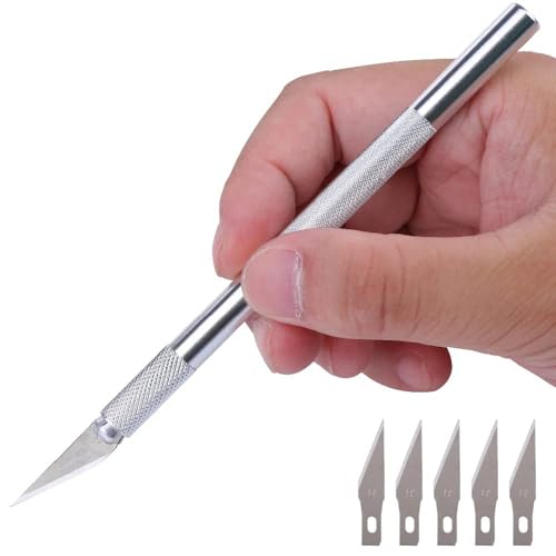 Themisto AP-C05 Precision Pen Knife with 5 Blades Interchangeable Sharp Blades (Pack of 1) - Image 1