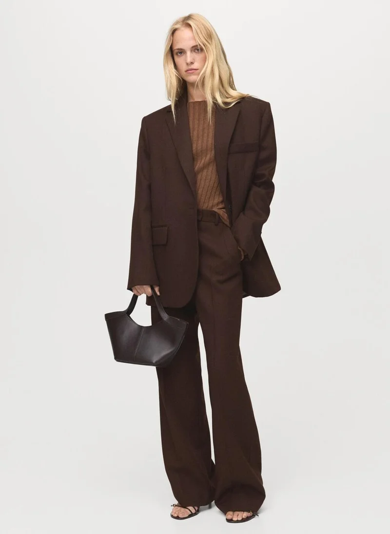 MANGO  Boat neck ribbed sweater for Women | Best Price UAE
