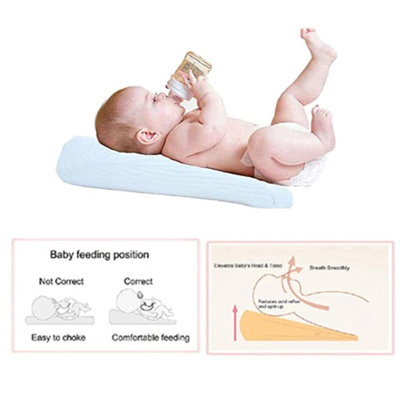 GET IT Multi Use Wedge Pillow for Pregnancy Women and New Born Baby | Lower Back-Pain Relief |Knee Support Between Legs | Anti Vomiting and Milk Spitting for New Born Baby (Pink Star) - Image 5