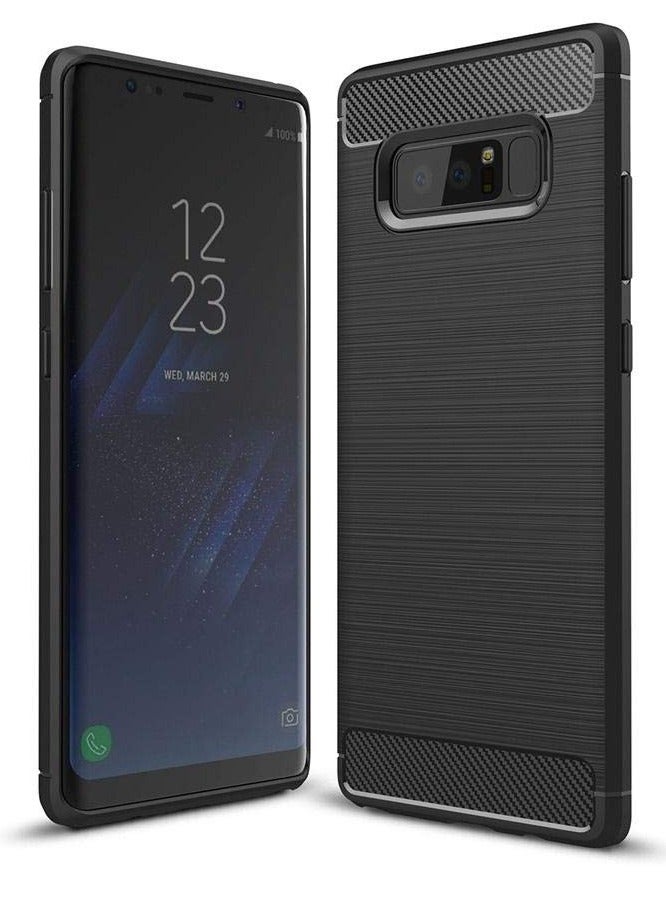 KEYSION Samsung Galaxy Note 8 Case Flexible Tpu Black - Image 1