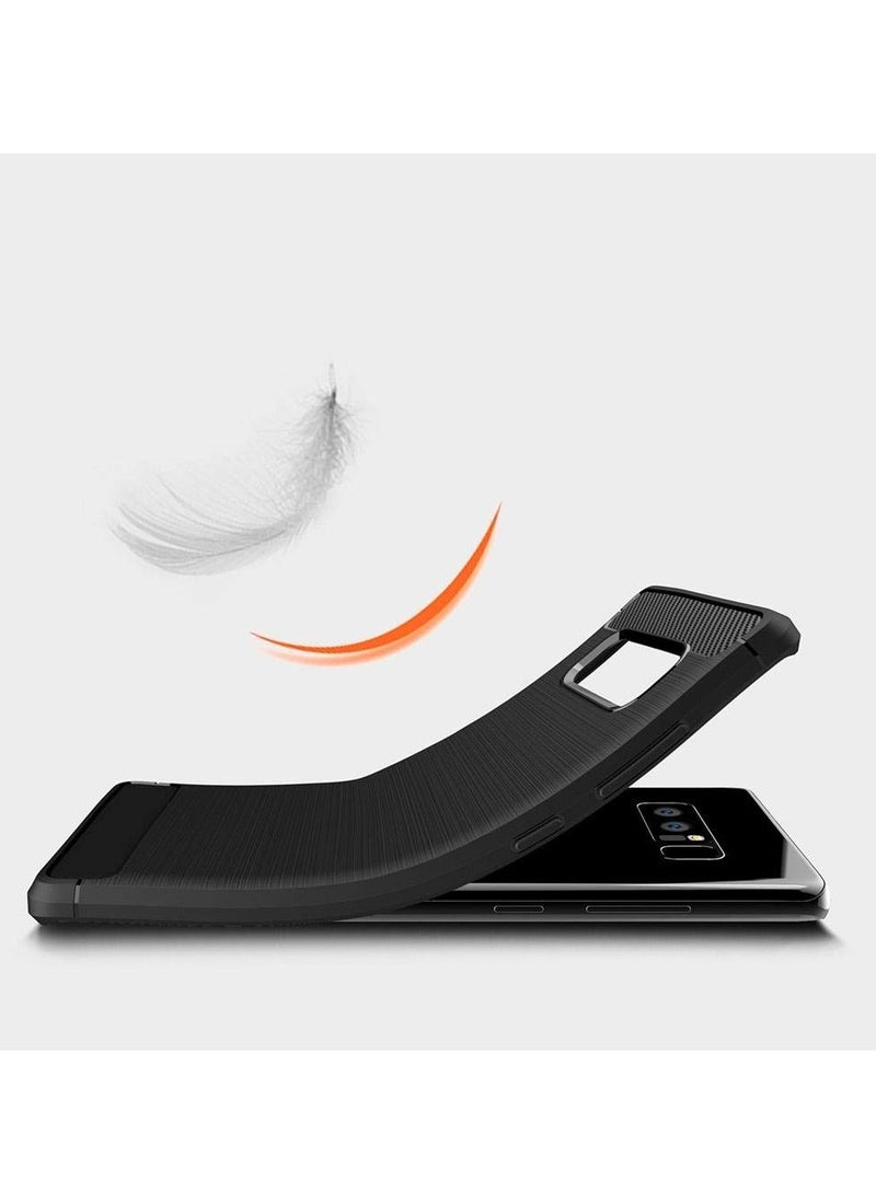 KEYSION Samsung Galaxy Note 8 Case Flexible Tpu Black - Image 3