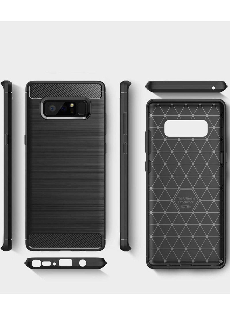 KEYSION Samsung Galaxy Note 8 Case Flexible Tpu Black - Image 5