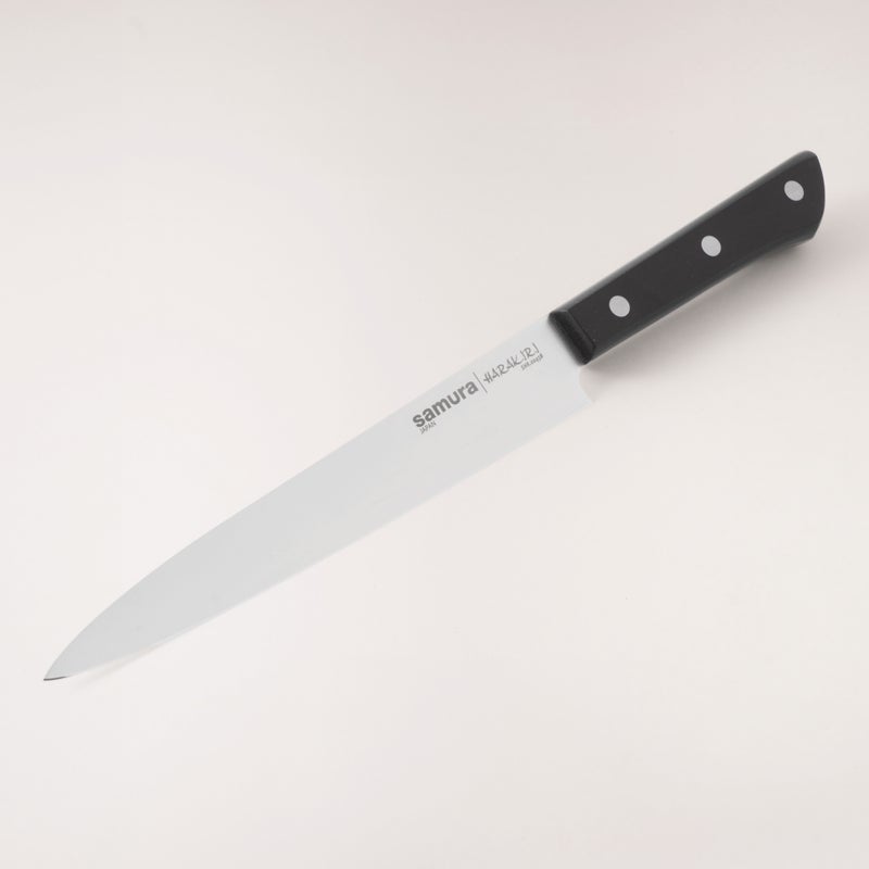 Samura stainless steel slicing knife 7.7inch/196mm, black - Image 1