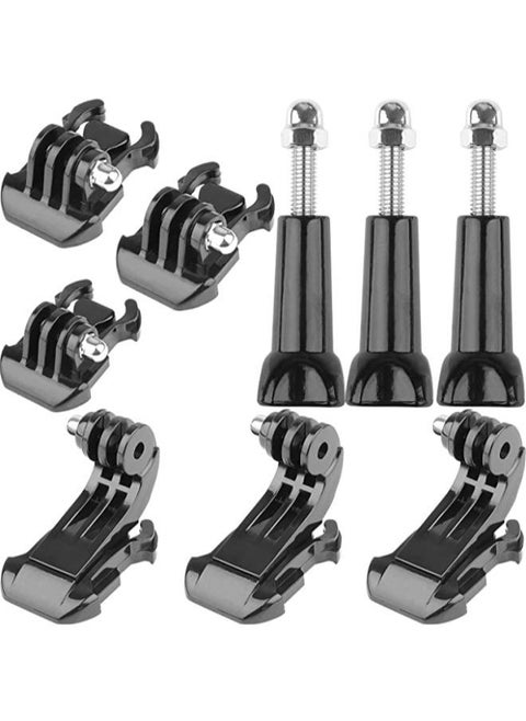 Buckle Mount and Anti Rust J Hook Mount Compatible with GoPro Hero