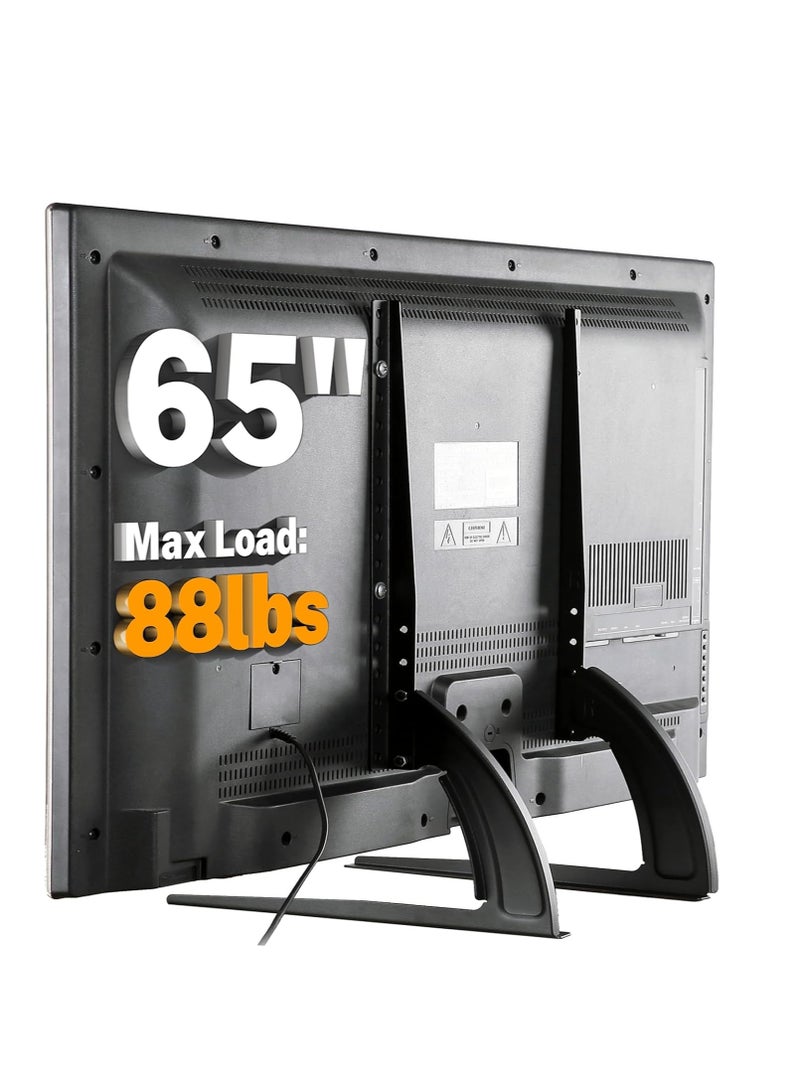 Universal Table Top TV Stand Base TV Legs - Image 1