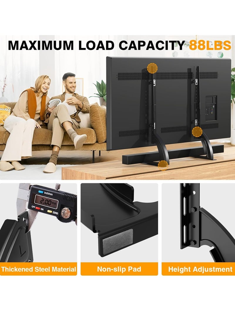 Universal Table Top TV Stand Base TV Legs - Image 2