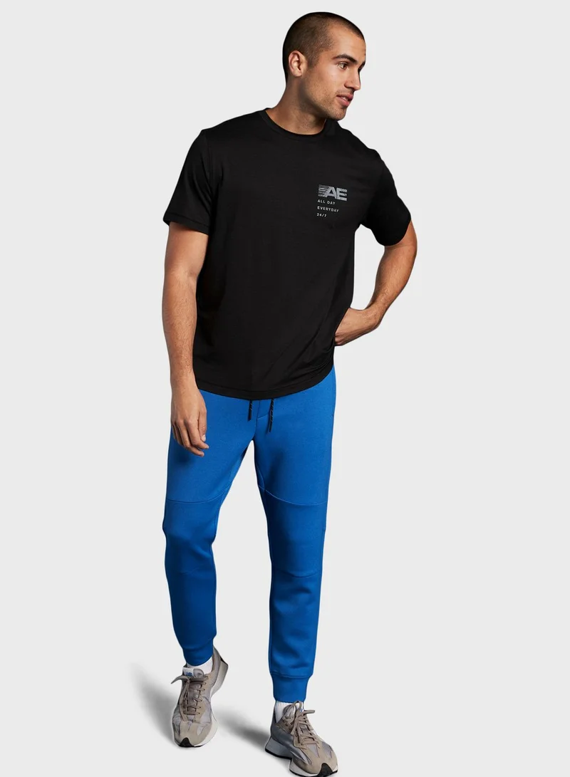 American Eagle Essential Drawstring Cuffed Sweatpants