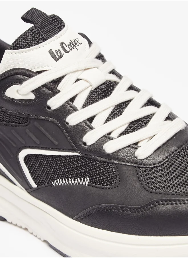 Lee Cooper Mens Textured Lace-Up Sports Shoes