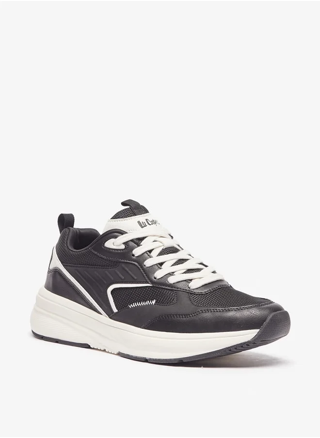 Lee Cooper Mens Textured Lace-Up Sports Shoes